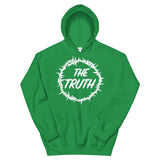 The Truth logo in white Unisex Hoodie