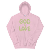 God is Love w/green..Unisex Hoodie