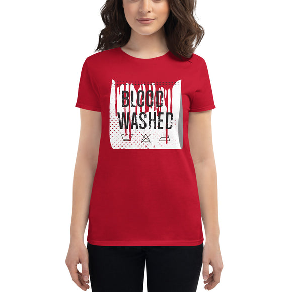 Women's Blood Washed short sleeve t-shirt